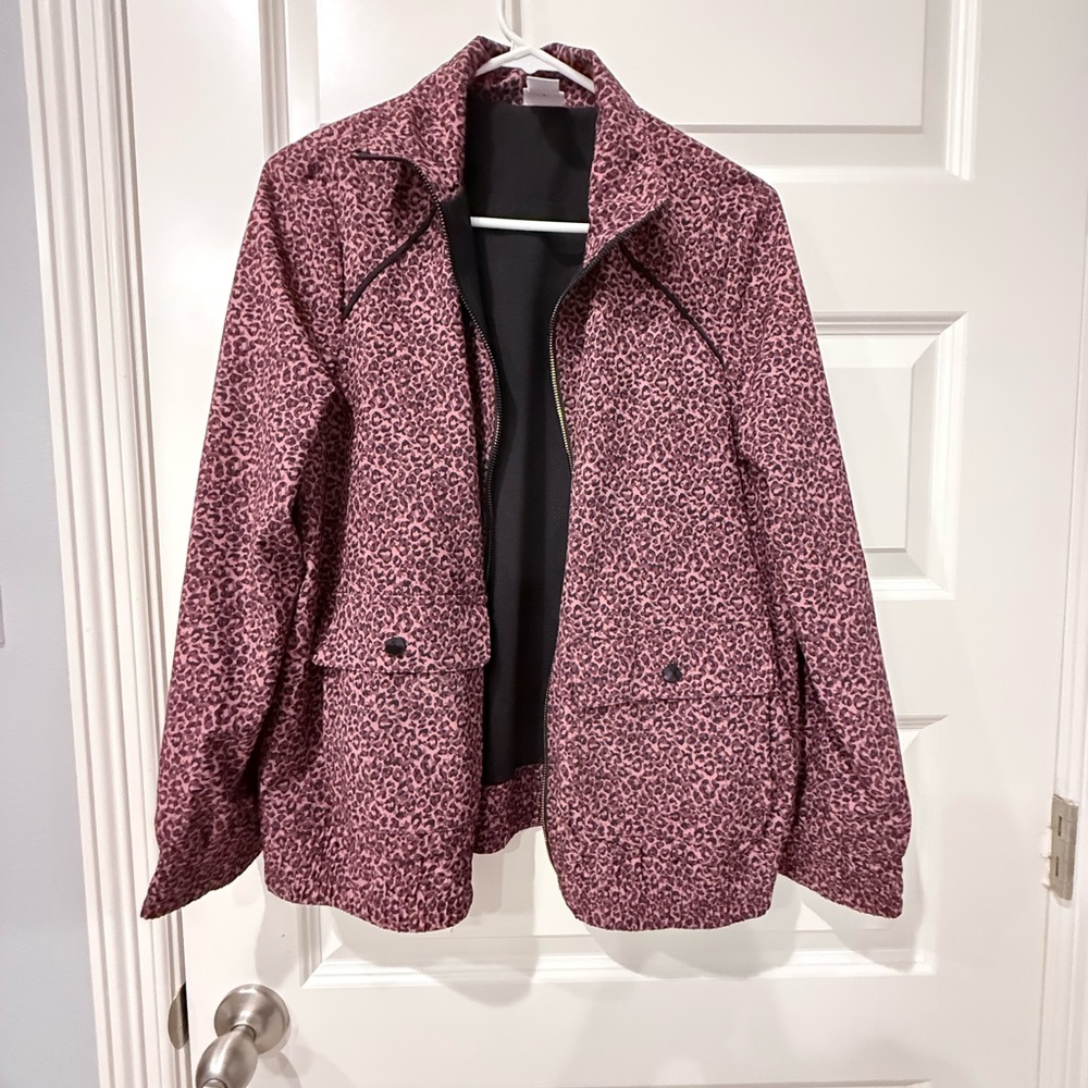 Chico's animal print lightweight Jacket